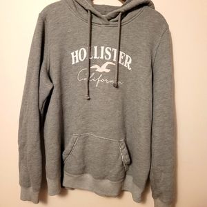 Women's Hollister gray hoodie large
